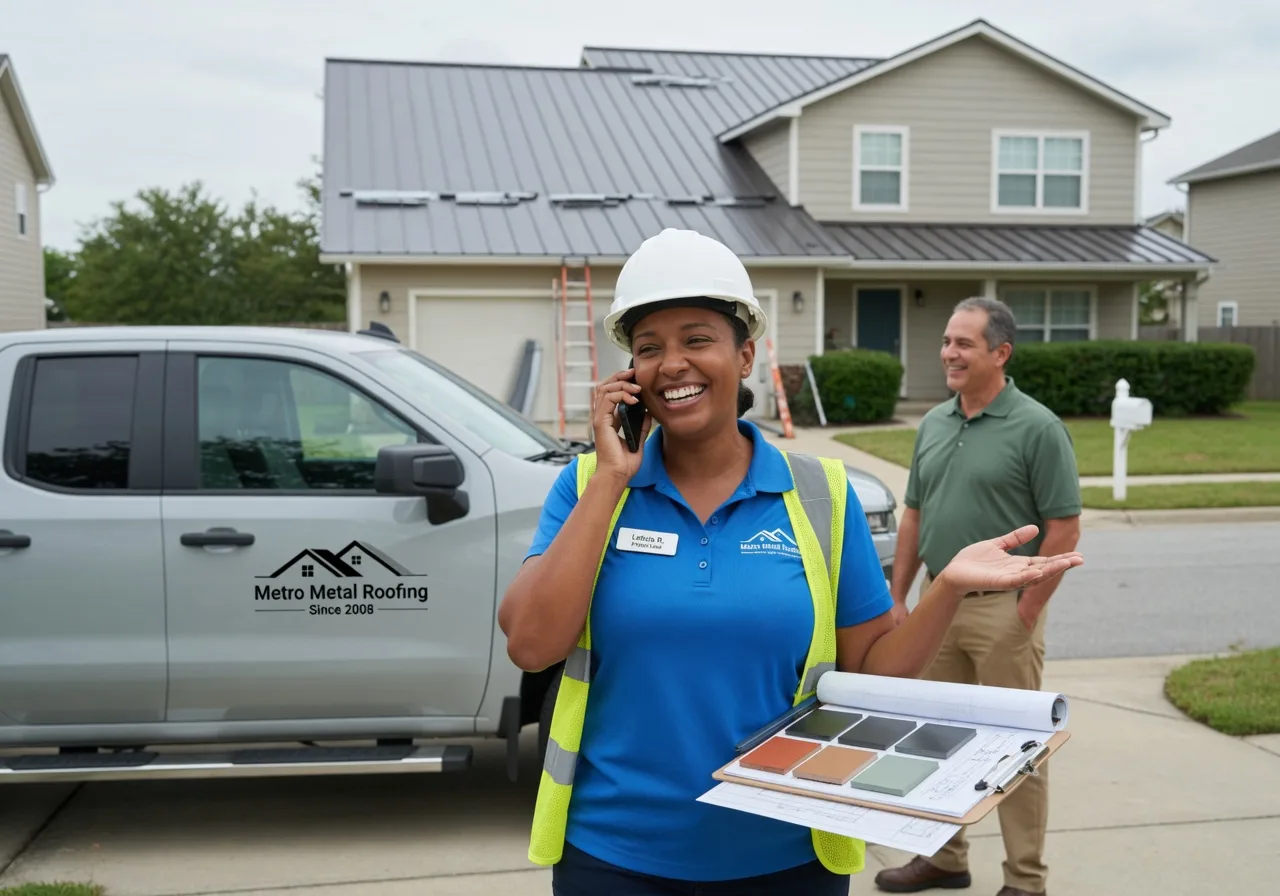 Storm Damage Metal Roof Repair in East Dennis, MA